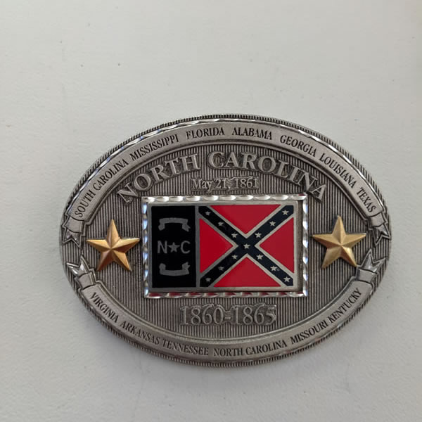 North Carolina Centennial Belt Buckle